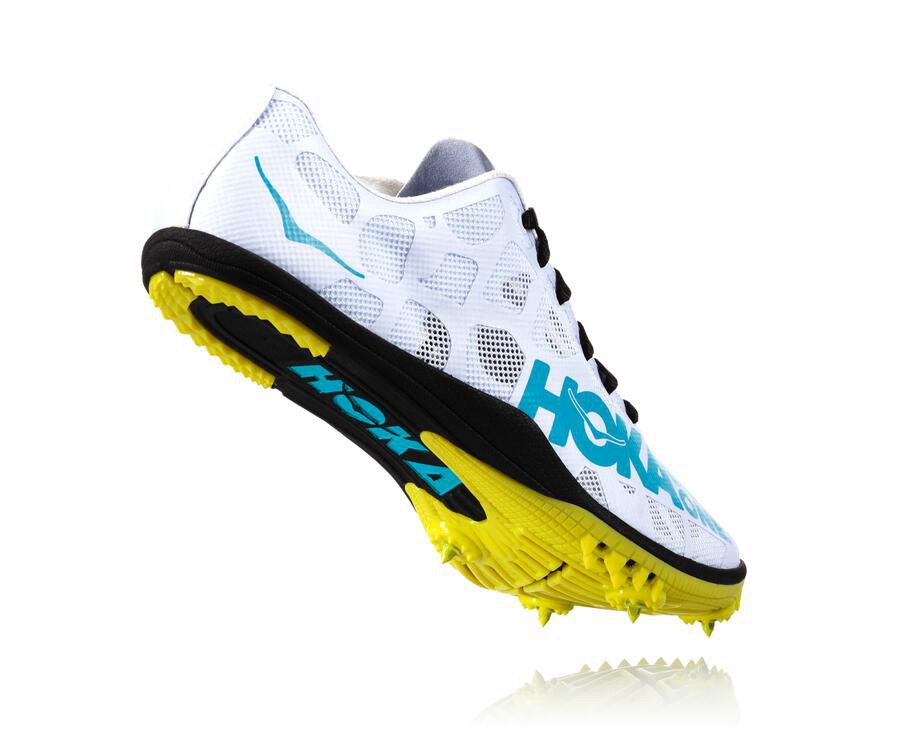 Hoka One One Rocket X Spikes Herr - Vita/Blå - WDBSF-3467